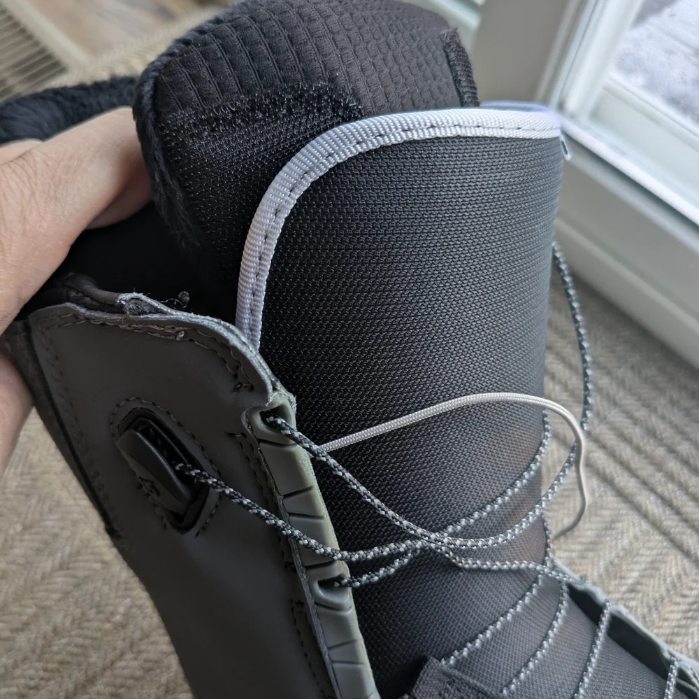 Burton Gray Black Teal Snowboard Boot
